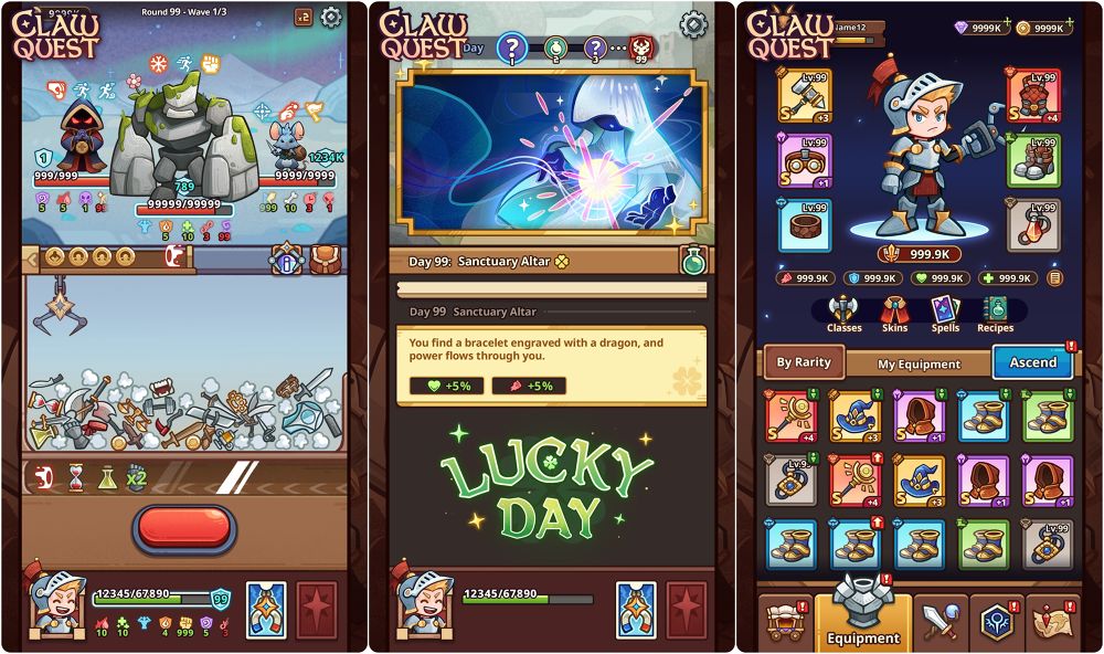 ด่านไหนใน Claw Quest ฟาร์มของได้คุ้มที่สุด